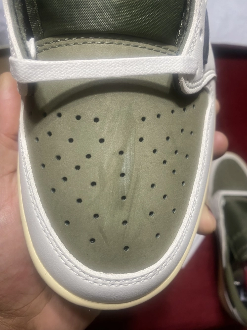 Bstsneaker- 【$49】Travis Scott x Air Jordan 1 Low Olive DM7866-200 review 