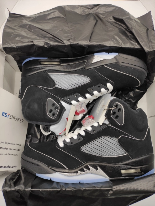 Bstsneaker-Air Jordan 5“Black Metallic Reimagined