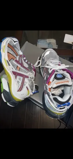 Bstsneaker-Balenciaga Runner Silver Purple 677403 W3RB6 8123 review ozocal