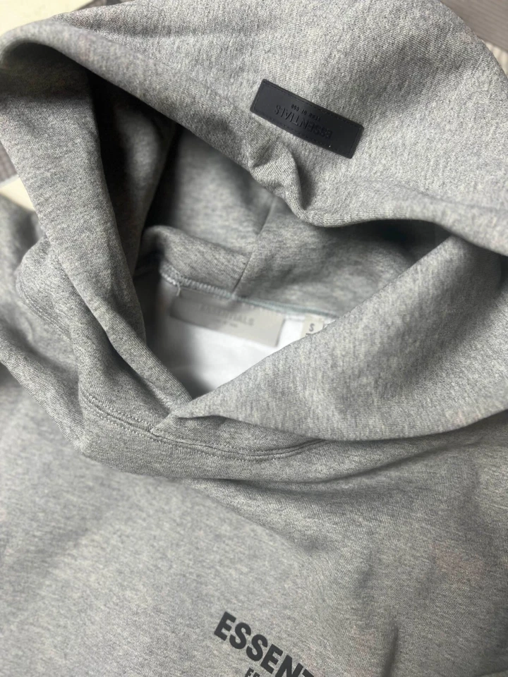 Bstsneaker-Fear of God Essentials Dark Oatmeal Tracksuit  (Hoodie + Sweatpants)  310 review Attirez 01