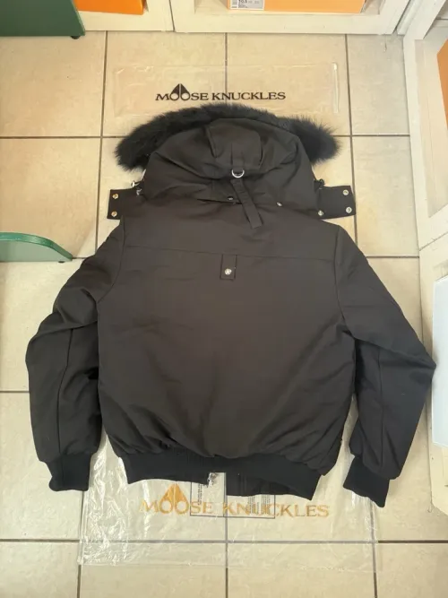 Bstsneaker-Moose Knuckles Original Ballistic Bomber Black review 