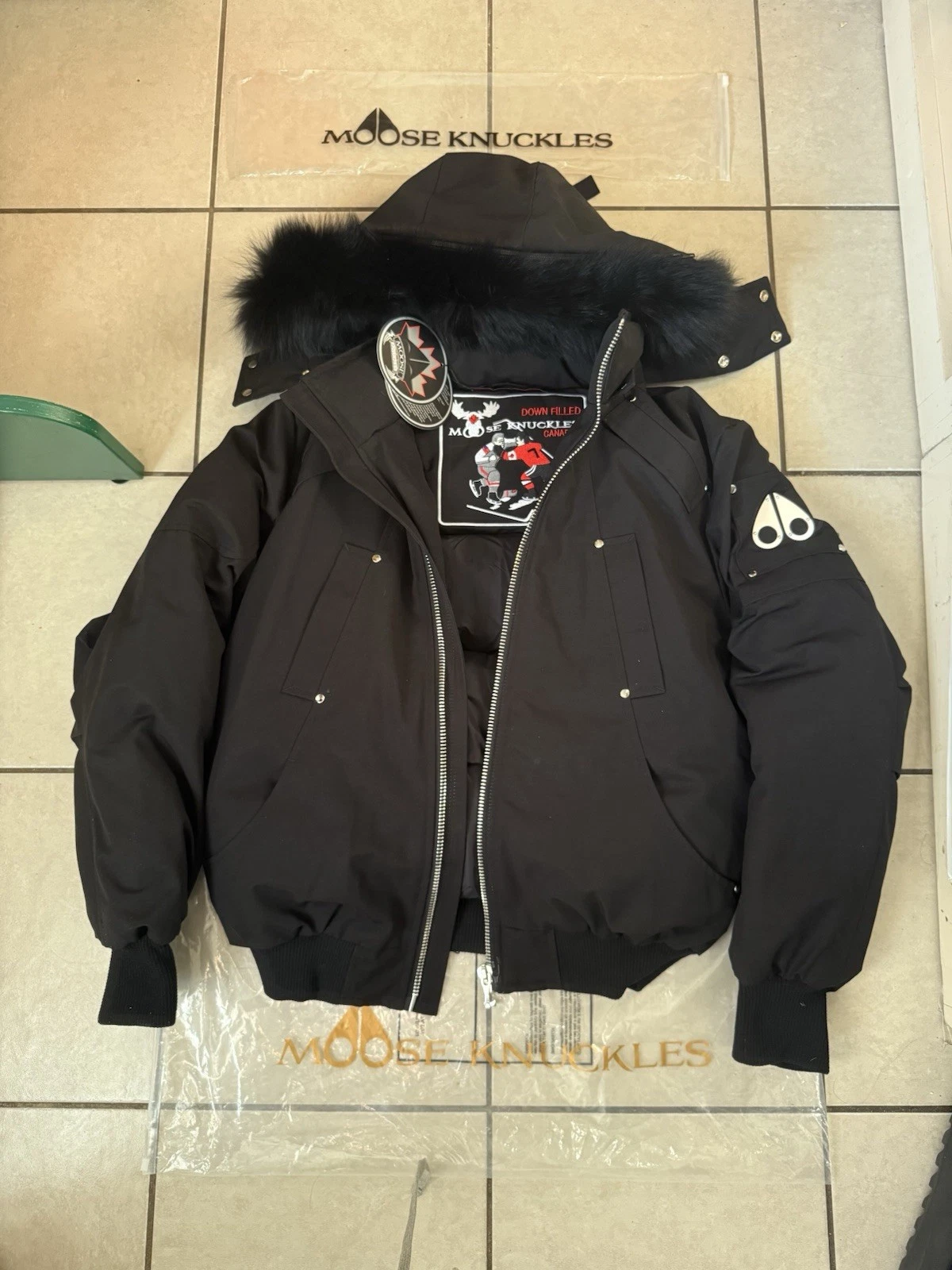 Bstsneaker-Moose Knuckles Original Ballistic Bomber Black review LUSI 02