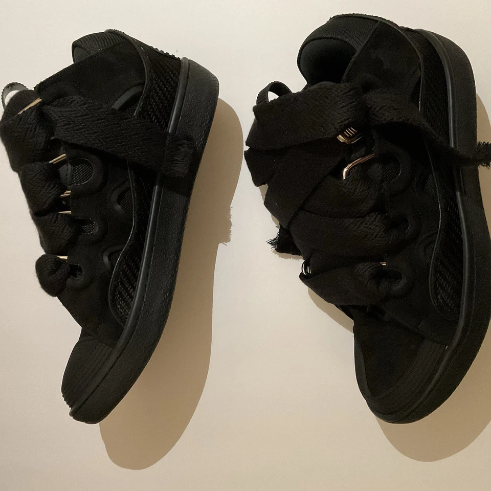Bstsneaker- Lanvin Leather Curb Triple Black FMSKRK11GRIPA23 1010 review peter 01