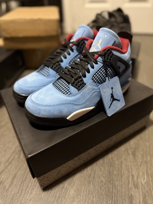 Bstsneaker-Air Jordan 4 Retro Travis Scott Cactus Jack 308497-406 review 