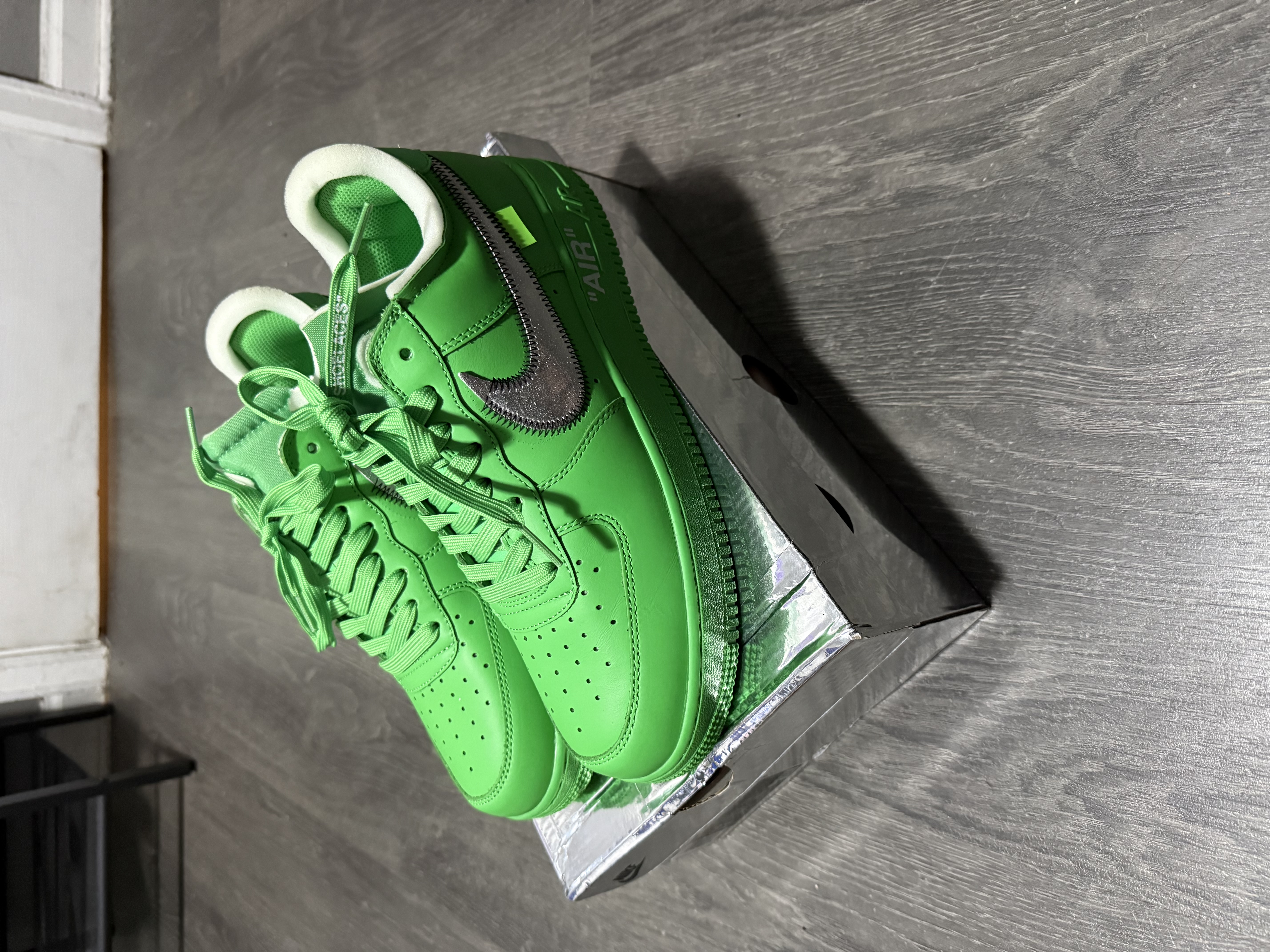 Bstsneaker- OFF White X Air Force 1 Low Green DX1419-300  review 0