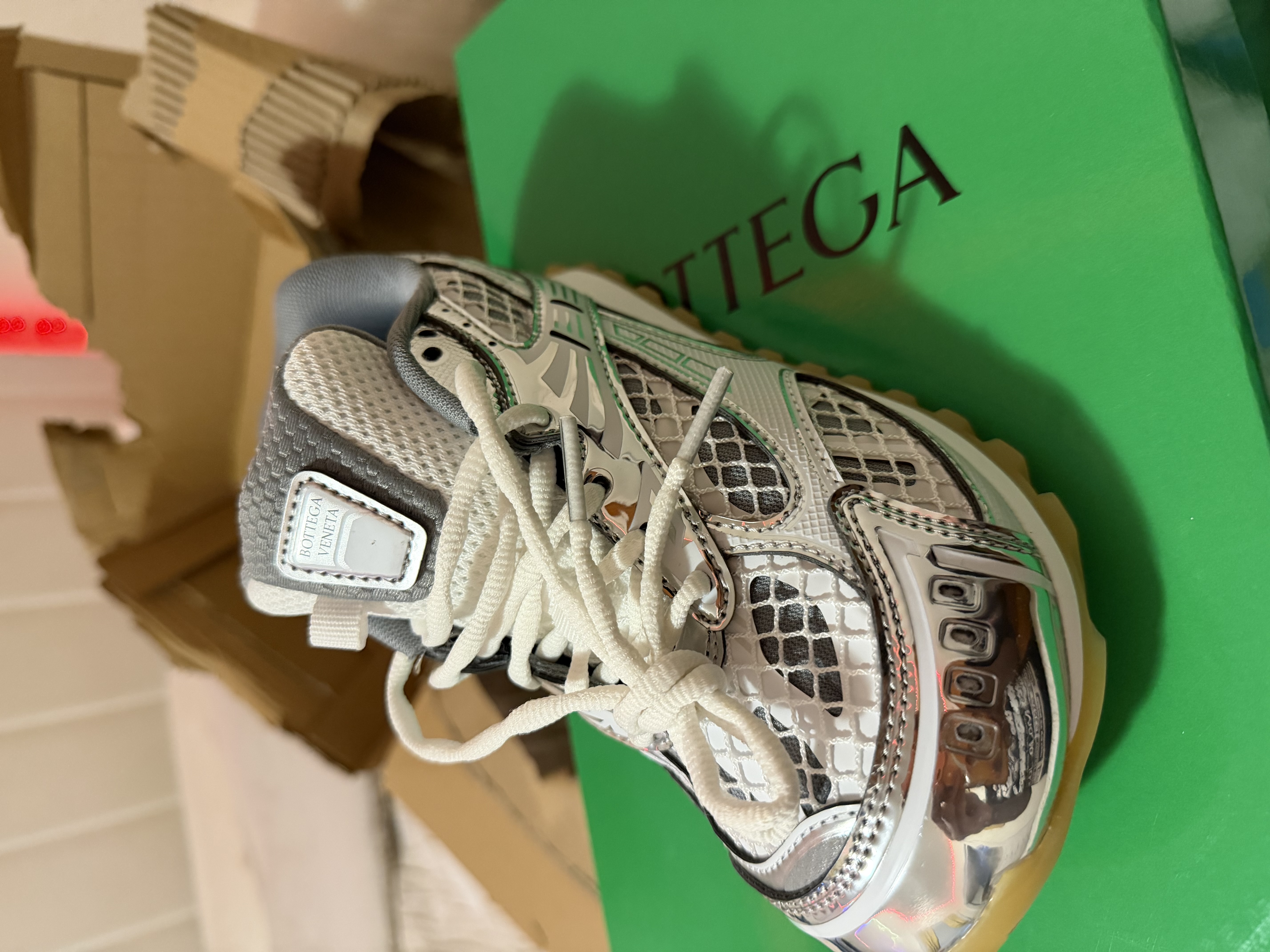 Bstsneaker-Bottega Veneta Orbit Silver review 0