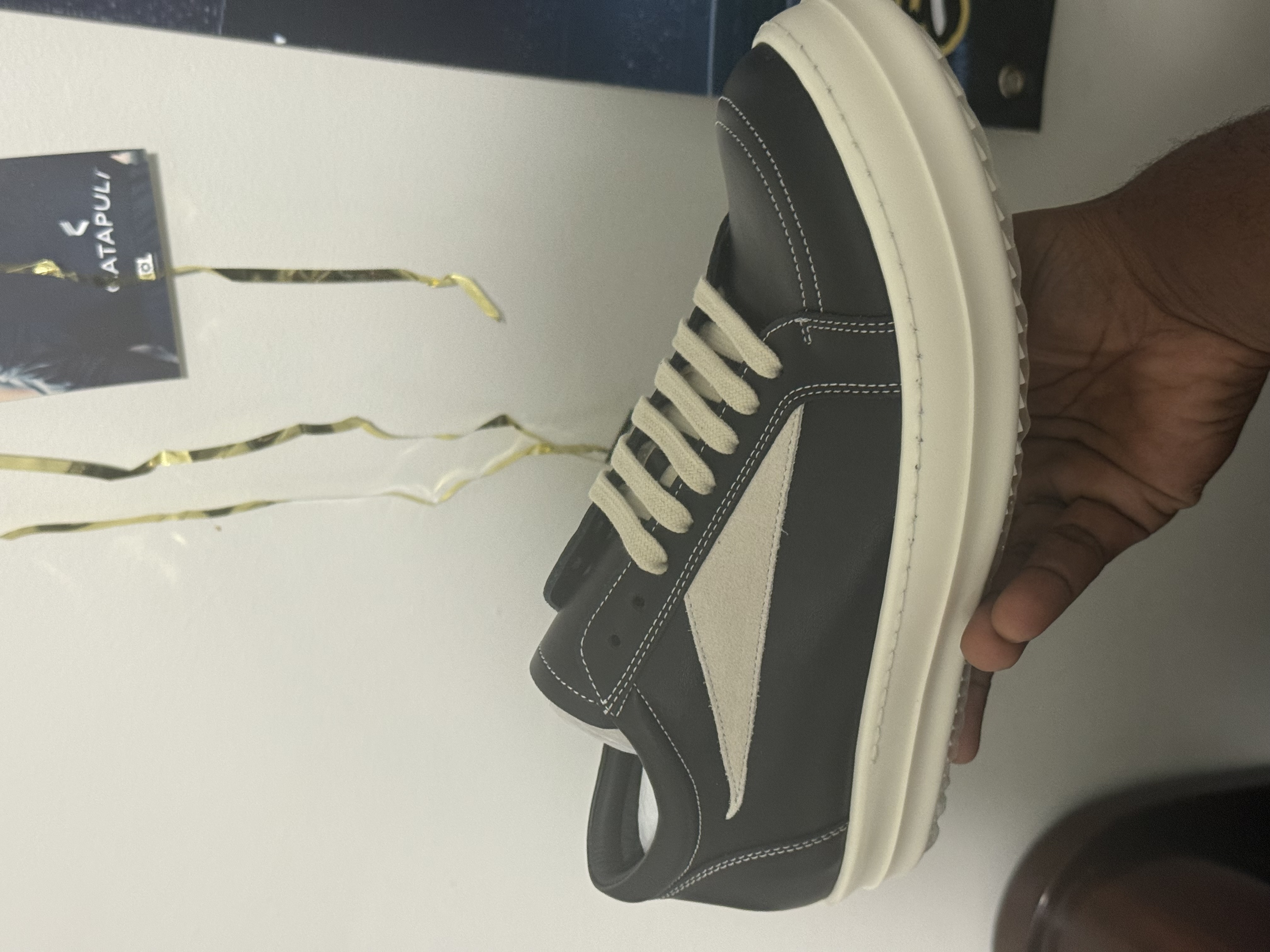 Bstsneaker-Rick Owens Strobe Vintage Low 'Black Milk' (leather) review Cameron Shippy 00