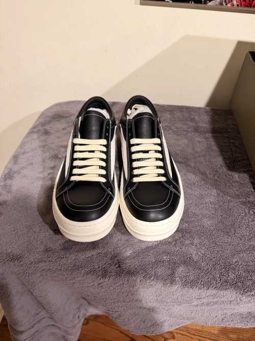 Bstsneaker-Rick Owens Strobe Vintage Low 'Black Milk' (leather) reviewed by
