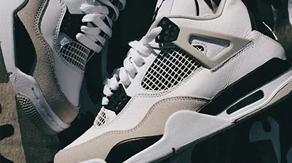 Best Air Jordan 4 Retro Military Black reps Shoes on BSTsneaker.com