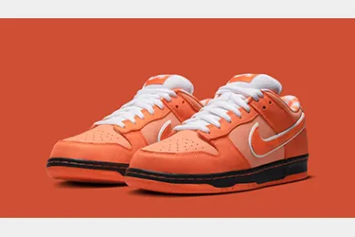 Best Concepts x Nike SB Dunk Low Orange Lobster Reps Shoes on BSTsneaker.com