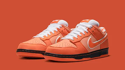 Best Concepts x Nike SB Dunk Low Orange Lobster Reps Shoes on BSTsneaker.com