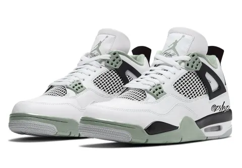Best Air Jordan 4 WMNS Oil Green Reps Shoes on BSTsneaker.com
