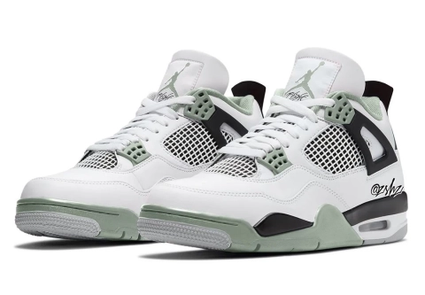 Best Air Jordan 4 WMNS Oil Green Reps Shoes on BSTsneaker.com