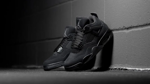 Best Air Jordan 4 Retro Black Cat Reps Shoes on BSTsneaker.com
