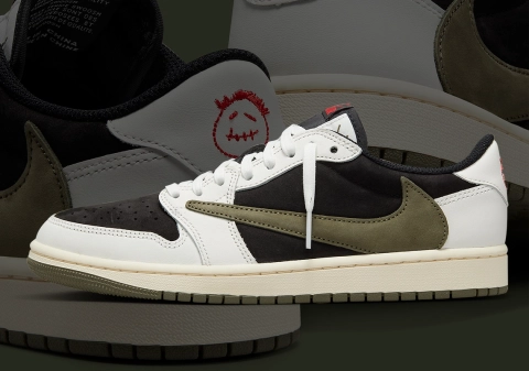 Cop the Best Air Jordan 1 Retro Low OG SP Travis Scott Olive reps Shoes on BSTsneaker.com
