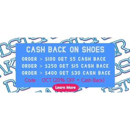 Cash Back on Shoes