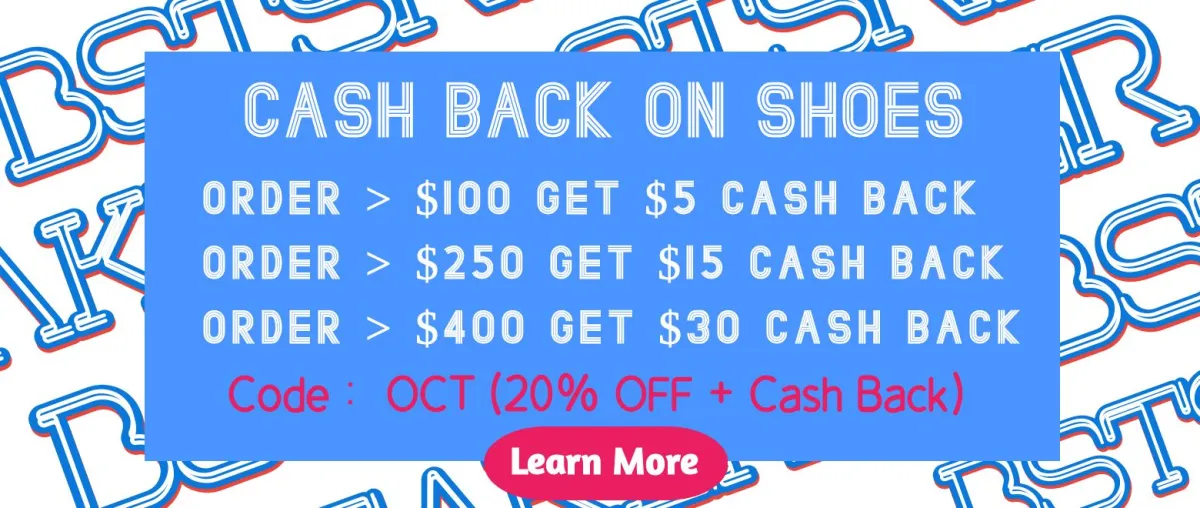 Cash Back on Shoes