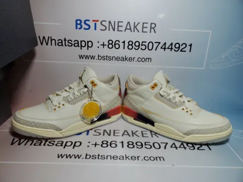 Cop the Best Air Jordan 3 x J Balvin Sunset reps Shoes on BSTsneaker.com
