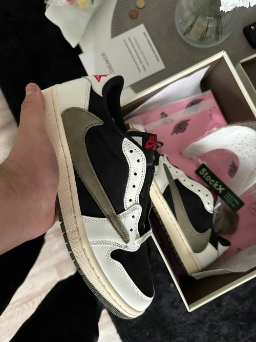 BST sneaker feedback for Air Jordan 1 Low OG SP Travis Scott Olive