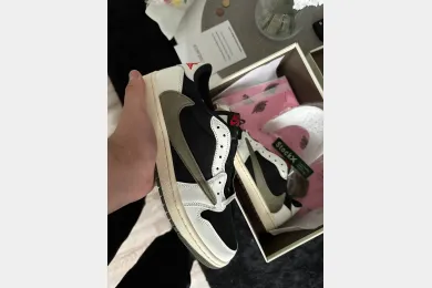 BST sneaker feedback for Air Jordan 1 Low OG SP Travis Scott Olive