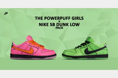 A unique trend that travels through time and space: The Powerpuff Girls x Nike SB Dunk Low Buttercup