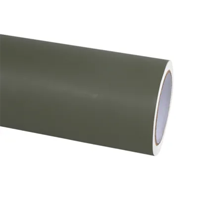 Ultimate Flat Khaki Green Vinyl Car Wrap K-2026