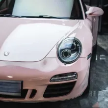 Baby Pink Vinyl Car Wrap K-1128