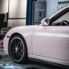 Baby Pink Vinyl Car Wrap K-1128