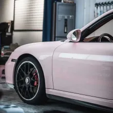 Baby Pink Vinyl Car Wrap K-1128
