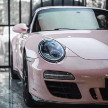 Baby Pink Vinyl Car Wrap K-1128