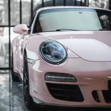 Baby Pink Vinyl Car Wrap K-1128