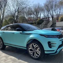 Matte Chrome Tiffany Vinyl Car Wrap K-1030