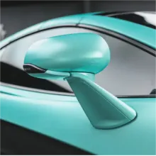 Matte Chrome Tiffany Vinyl Car Wrap K-1030
