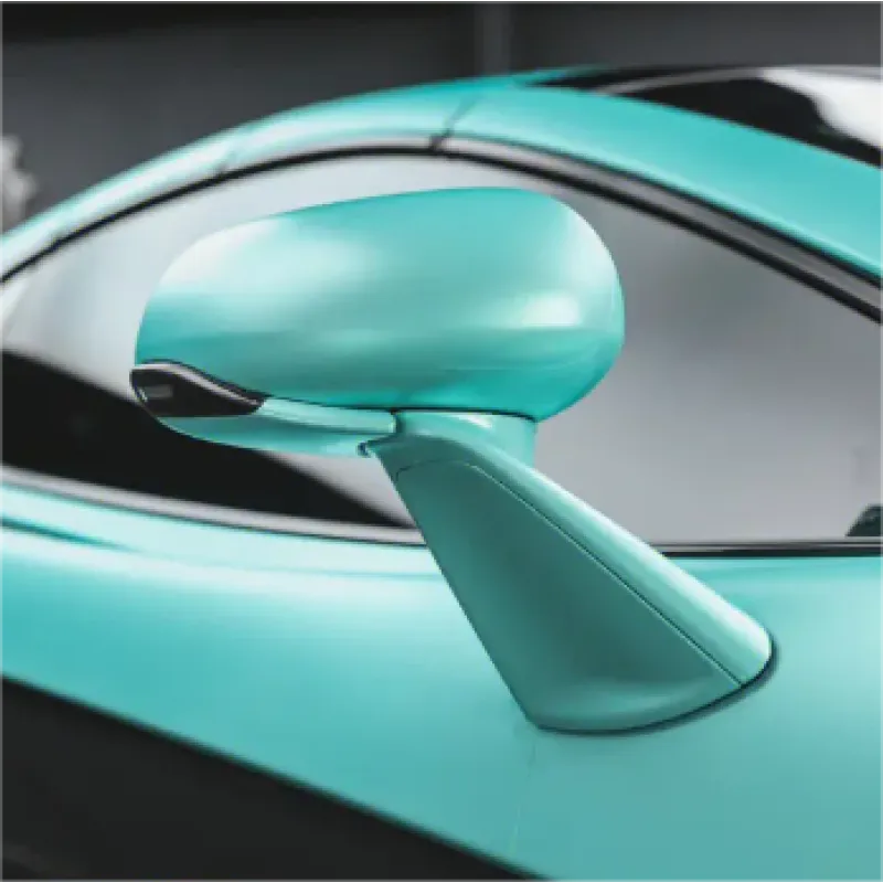 Matte Chrome Tiffany Vinyl Car Wrap K-1030