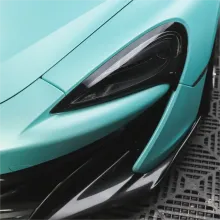 Matte Chrome Tiffany Vinyl Car Wrap K-1030