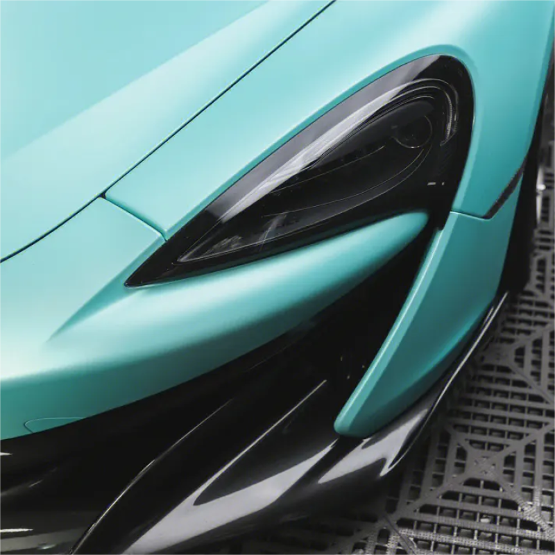 Matte Chrome Tiffany Vinyl Car Wrap K-1030