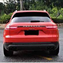 Car Original Color Porsche Orange Vinyl Car Wrap For Porsche Cayenne