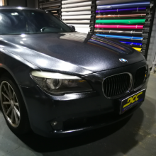 Sparkle Black Vinyl Car Wrap K-1606