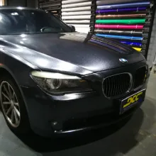 Sparkle Black Vinyl Car Wrap K-1606