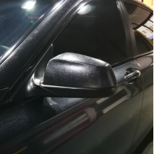 Sparkle Black Vinyl Car Wrap K-1606