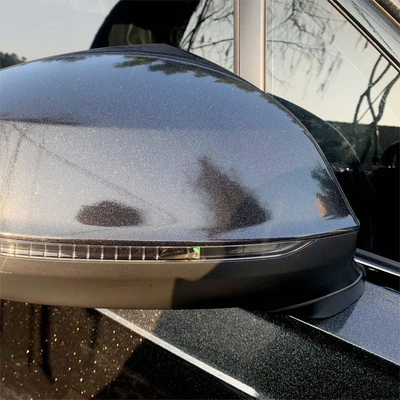 Diamond Peral Black Vinyl Car Wrap K-4024