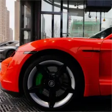 Fluorescencet Orange Vinyl Car Wrap K-8005