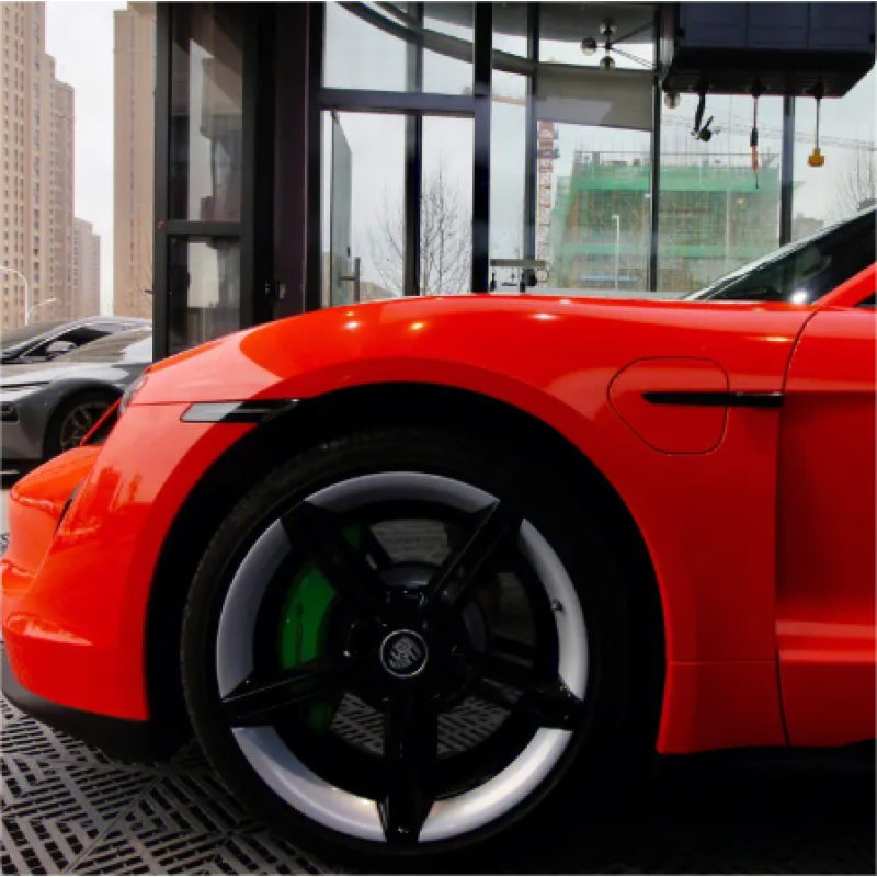 Fluorescencet Orange Vinyl Car Wrap K-8005