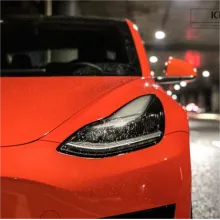 Fluorescencet Orange Vinyl Car Wrap K-8005