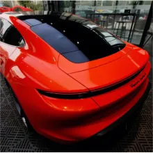 Fluorescencet Orange Vinyl Car Wrap K-8005