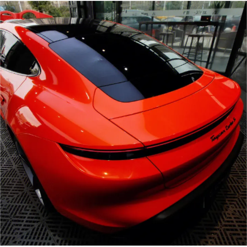 Fluorescencet Orange Vinyl Car Wrap K-8005