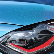 Glossy Laser Blue Vinyl Car Wrap K-3006