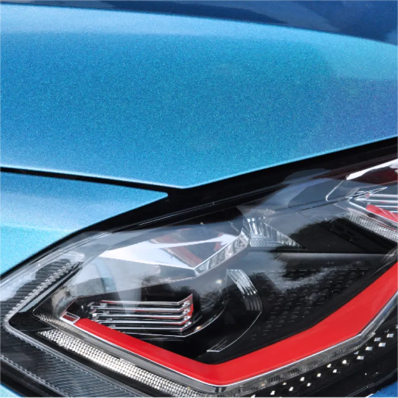 Glossy Laser Blue Vinyl Car Wrap K-3006