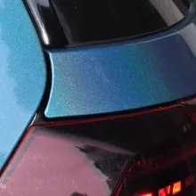 Glossy Laser Blue Vinyl Car Wrap K-3006