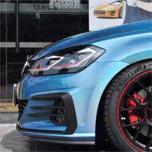 Glossy Laser Blue Vinyl Car Wrap K-3006